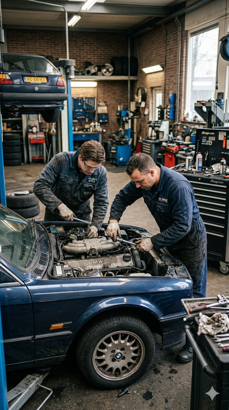 Verzorgde handen voor monteurs en medewerkers in garages
