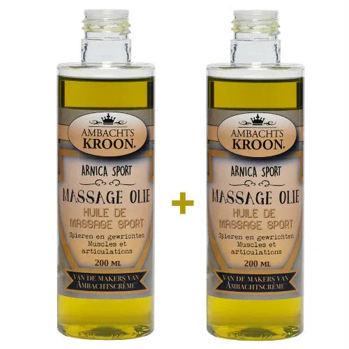 Arnica Sport Massageolie 200ml - 1 + 1 Gratis
