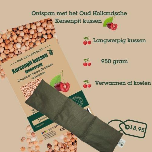 Kersenpitkussen langwerpig