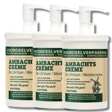 Ambachtscreme pomp - 1000ml - 3 stuks
