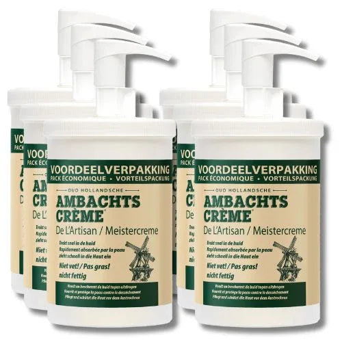 Ambachtscreme pomp - 1000ml - 6 stuks
