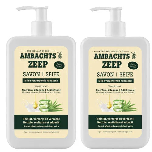 Ambachtszeep handzeep - 475 ml - 2 stuks