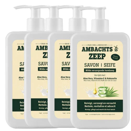 Ambachtszeep handzeep - 475 ml - 4 stuks