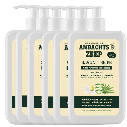 Ambachtszeep handzeep - 475ml - 6 stuks