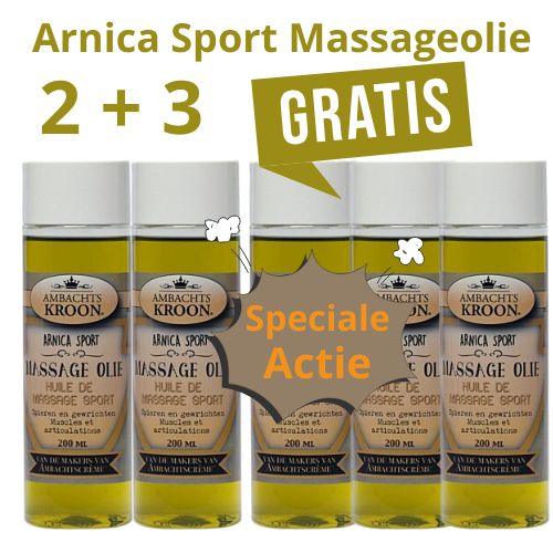 Arnica Sport Massageolie 200ml - 2 + 3 Gratis
