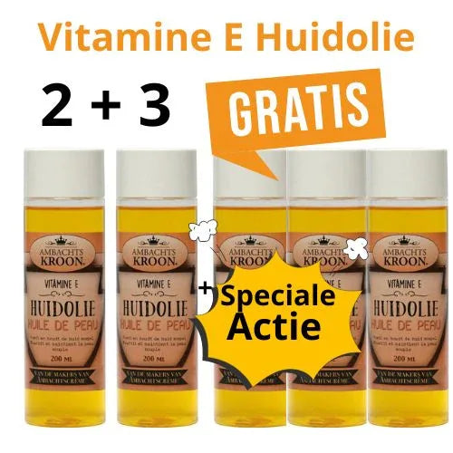 Vitamine E Huidolie 200ml 2+3 Gratis