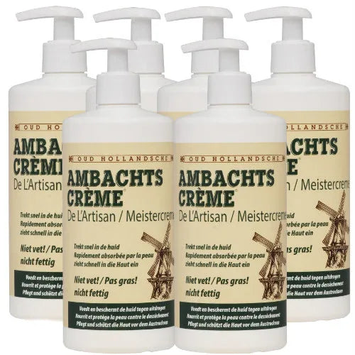 Ambachtscreme pomp - 450ml - 6 stuks