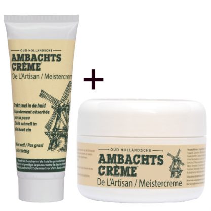 1x Ambachtscreme 75ml tube + 1x Ambachtscreme 200ml pot