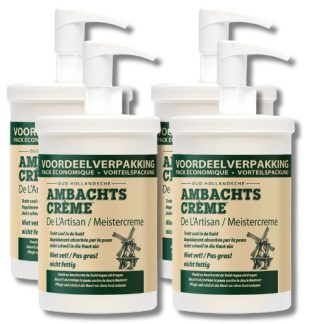 Ambachtscrème 4 x liter verpakking