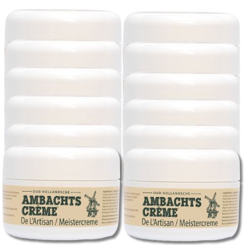12 x Ambachtscreme 200ml potten