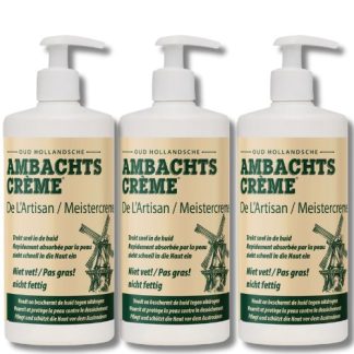 Ambachtscreme pomp - 450ml - 3 stuks