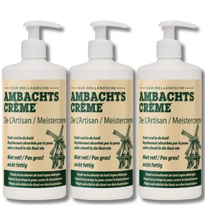 Ambachtscreme pomp - 450ml - 3 stuks