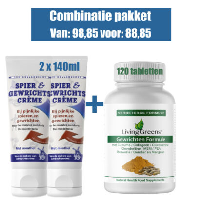 Combi pakket 2x140ml en gewrichten (120)